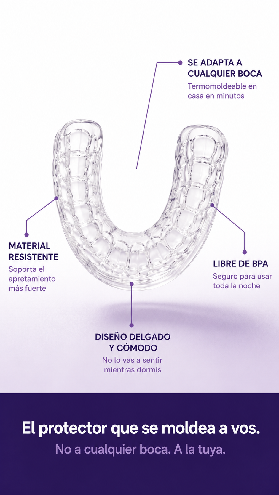 BRUMA® l ¿Te despertás con la mandíbula tensa o dolor de cabeza? l BRUMA fue creado para vos.