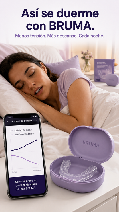 BRUMA® l ¿Te despertás con la mandíbula tensa o dolor de cabeza? l BRUMA fue creado para vos.